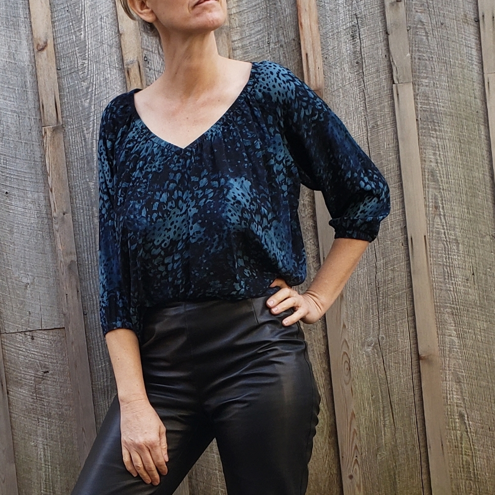 Rebecca Taylor Silk Peasant Blouse